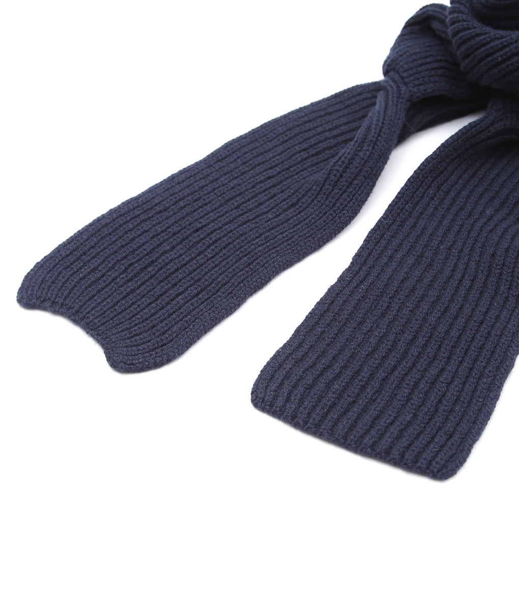 HIGHLAND2000 ''KNIT CAP & MUFF WIDE'' (NAVY / CASHMERE)