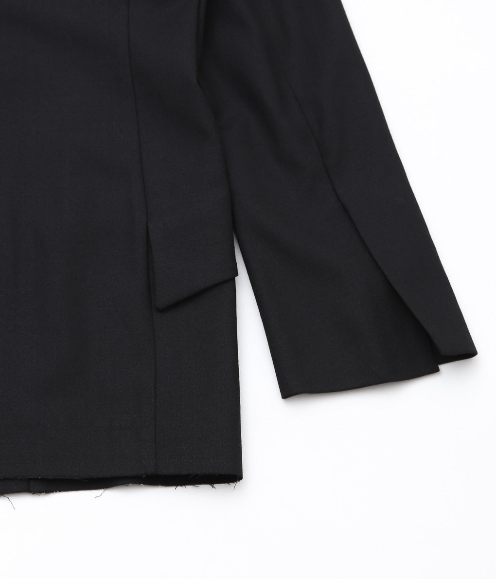 LEA BOBERG''R.P.L. BLAZER (BRITISH WOOL CREPE )'' (BLACK)