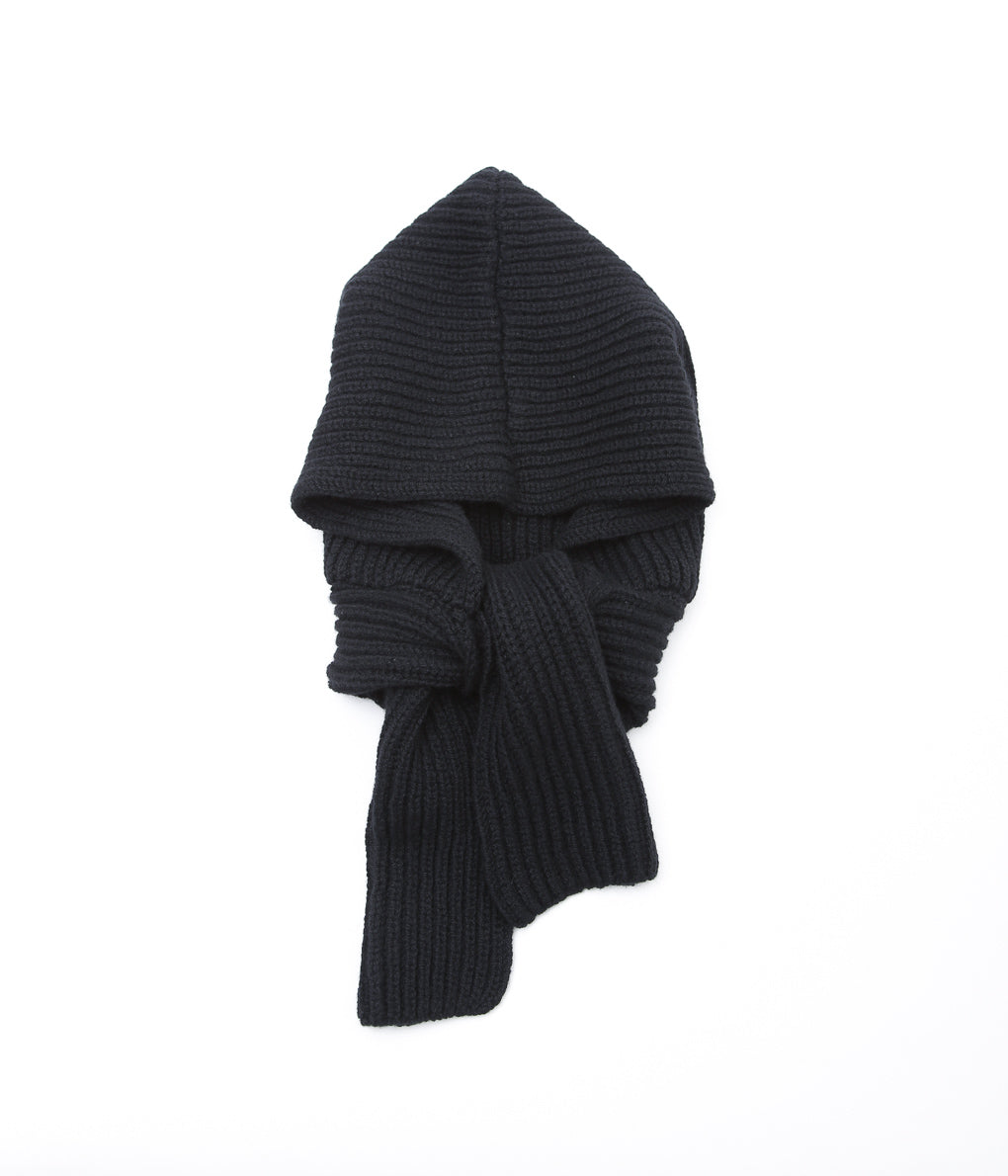 HIGHLAND2000 ''KNIT CAP & MUFF WIDE'' (BLACK / CASHMERE)