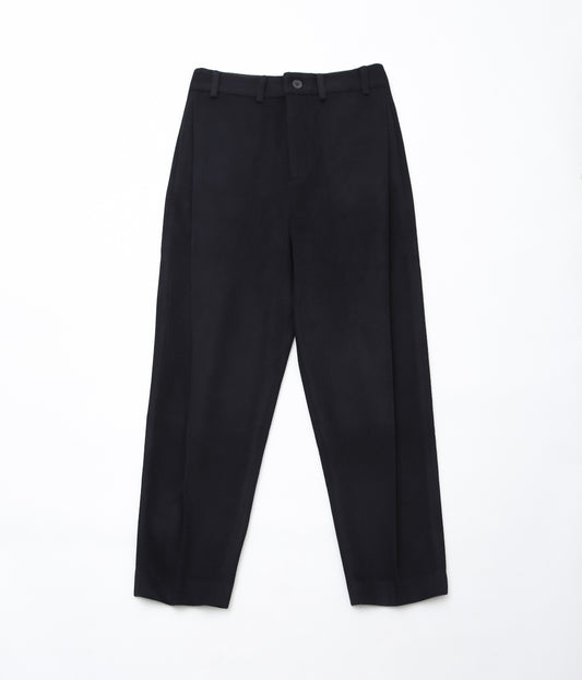 LEA BOBERG''D.P. TROUSERS (JAPANESE SUPER100'S BEAVER)'' (NAVY)