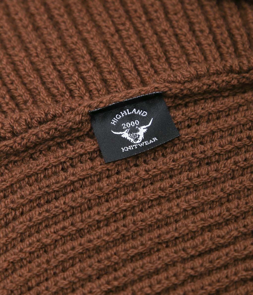 HIGHLAND2000 ''KNIT CAP & MUFF WIDE'' (DK VICUNA / CASHMERE)