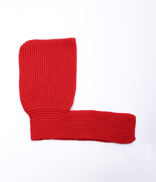 HIGHLAND2000 ''KNIT CAP & MUFF WIDE'' (REGAL RED / CASHMERE)