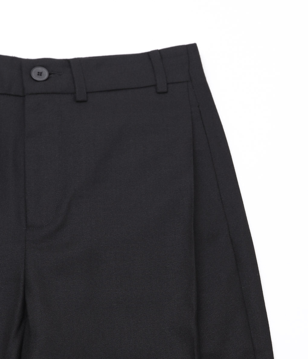 LEA BOBERG''D.P. TROUSERS (BRITISH WOOL CREPE )'' (BLACK)