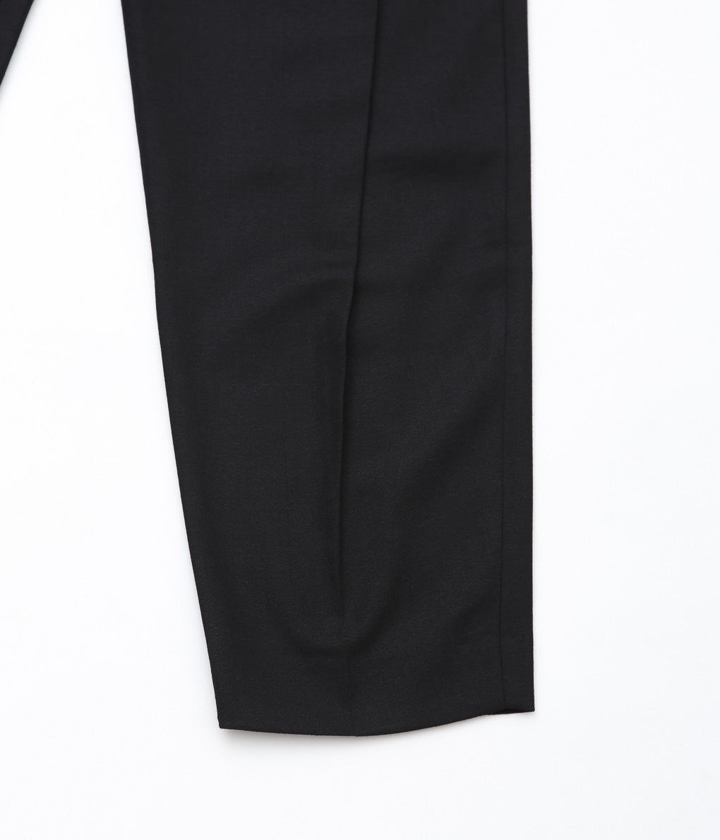 LEA BOBERG''D.P. TROUSERS (BRITISH WOOL CREPE )'' (BLACK)