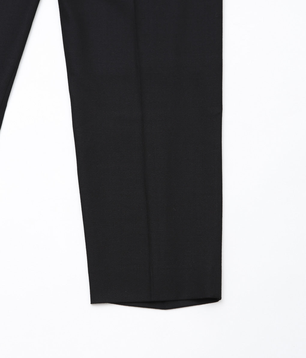 LEA BOBERG''D.P. TROUSERS (BRITISH WOOL CREPE )'' (BLACK)