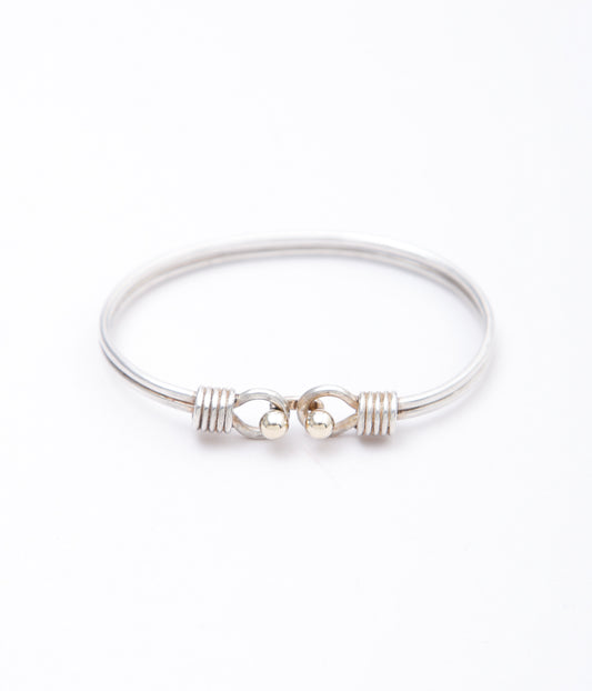 【VINTAGE JEWELRY】TIFFANY" HOOK EYE BANGLE '' (SILVER)