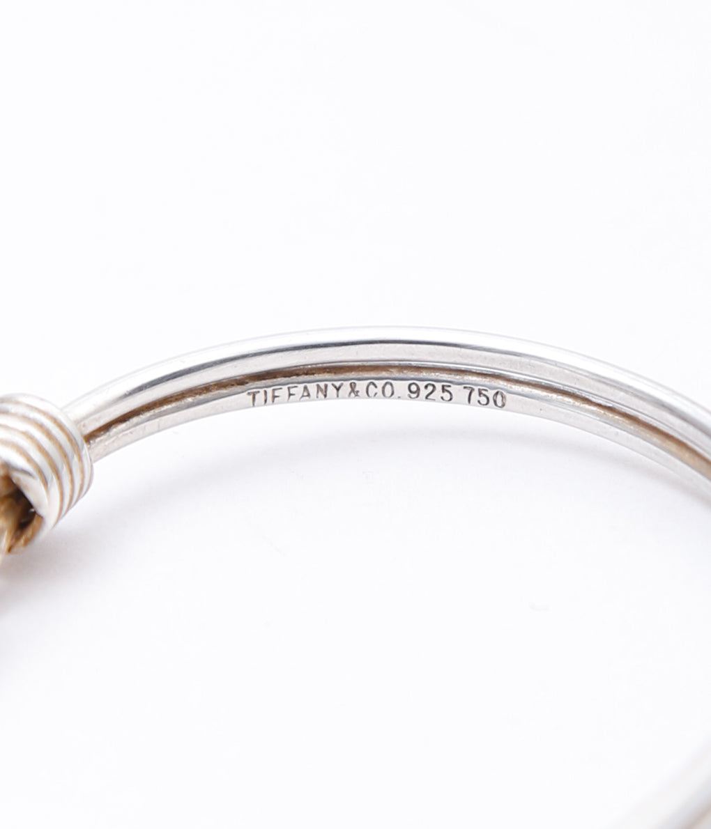 【VINTAGE JEWELRY】TIFFANY" HOOK EYE BANGLE '' (SILVER)