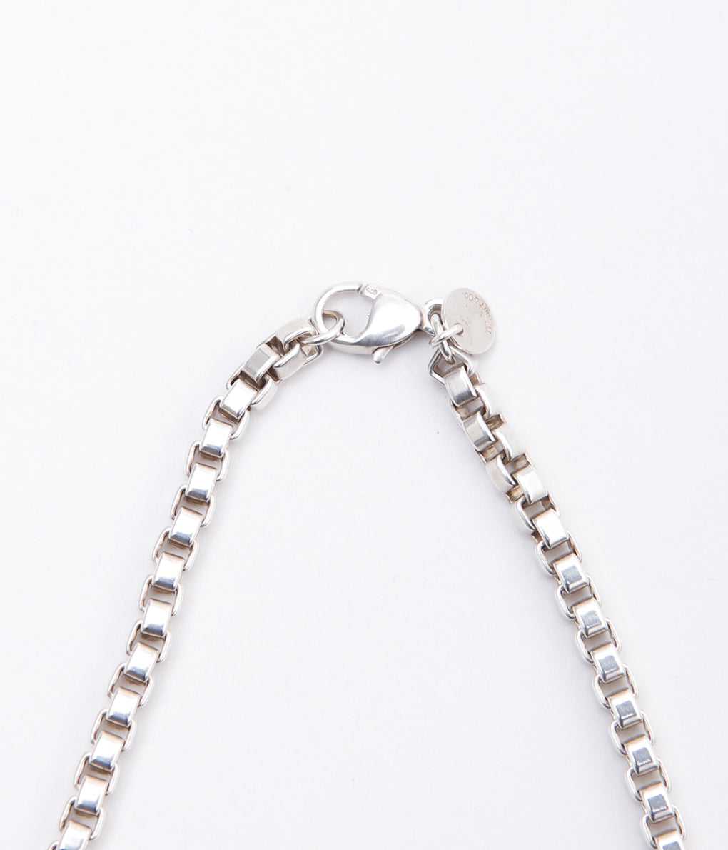 【VINTAGE JEWELRY】TIFFANY" VENETIAN NECKLACE'' (SILVER)