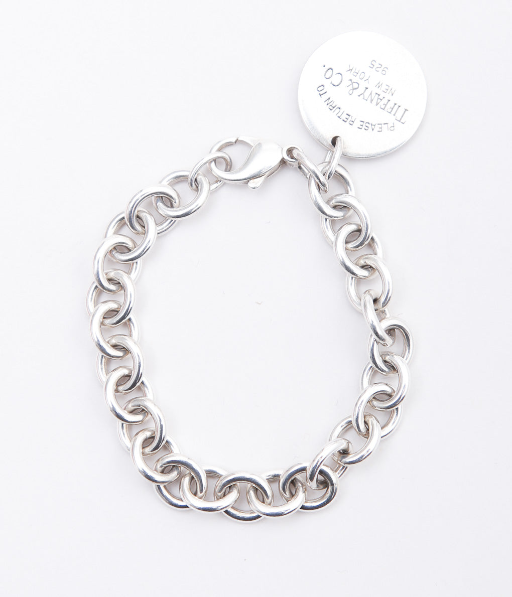 【VINTAGE JEWELRY】TIFFANY" RETURN TO BRACELET'' (SILVER)