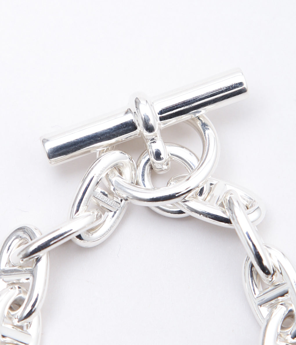 【VINTAGE JEWELRY】HERMES  ''CHAINE d'ANCRE MM14 '' (SILVER)