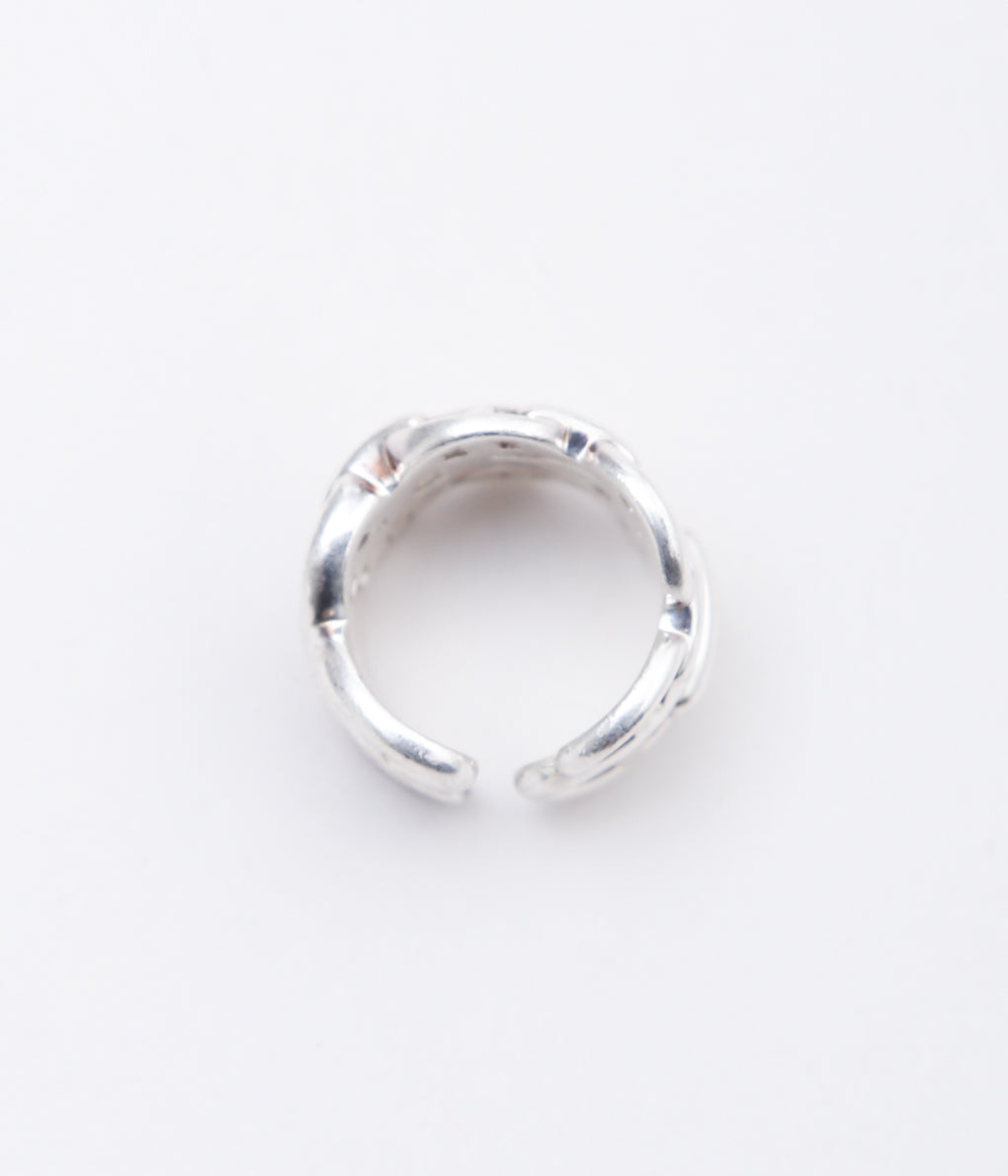 【VINTAGE JEWELRY】HERMES ''ENCHAINEE RING '' (SILVER)