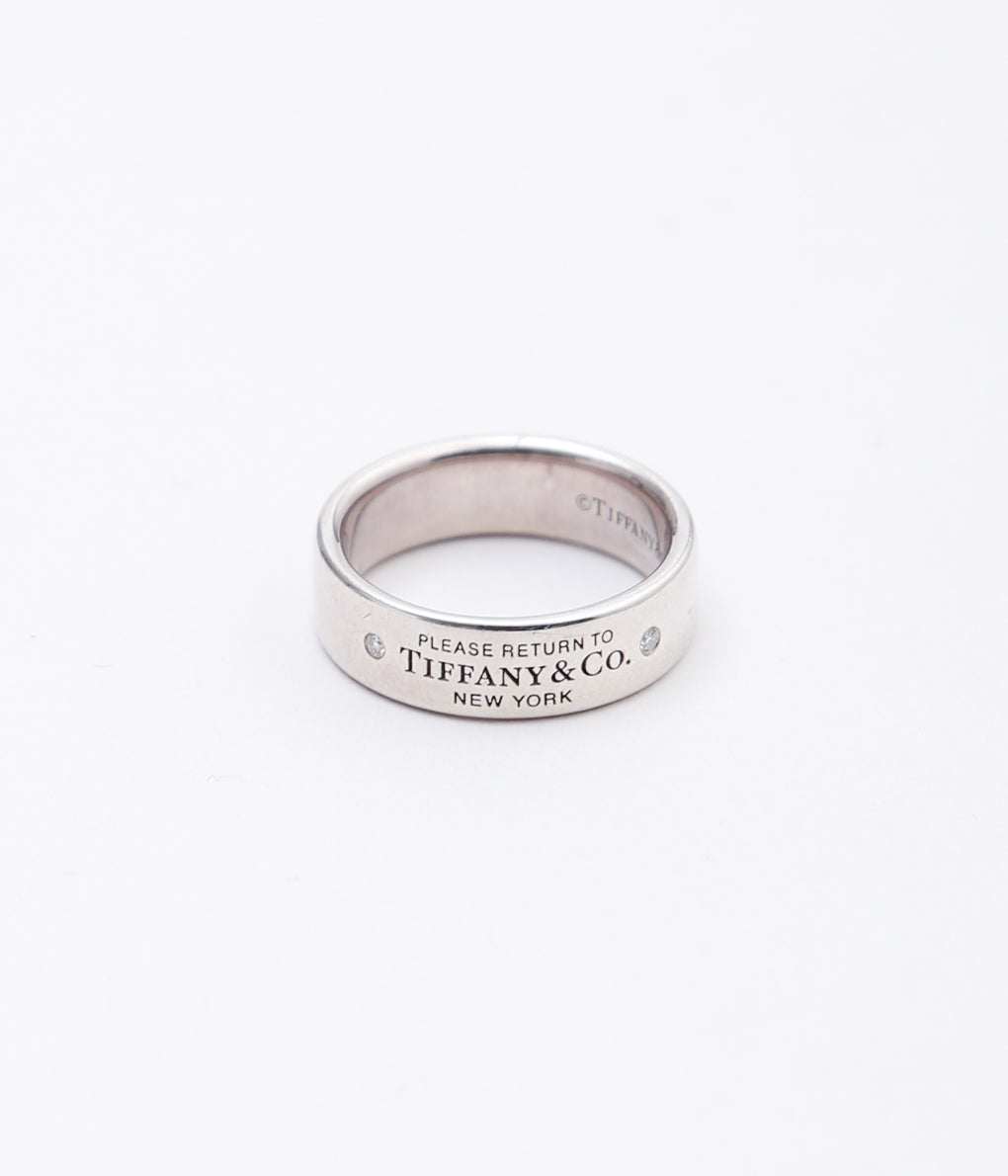 【VINTAGE JEWELRY】TIFFANY" DIA NARROW RING '' (SILVER)