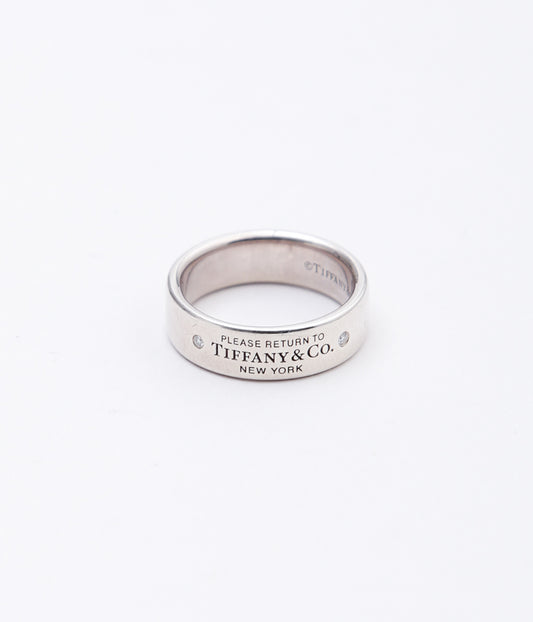 【VINTAGE JEWELRY】TIFFANY" DIA NARROW RING '' (SILVER)