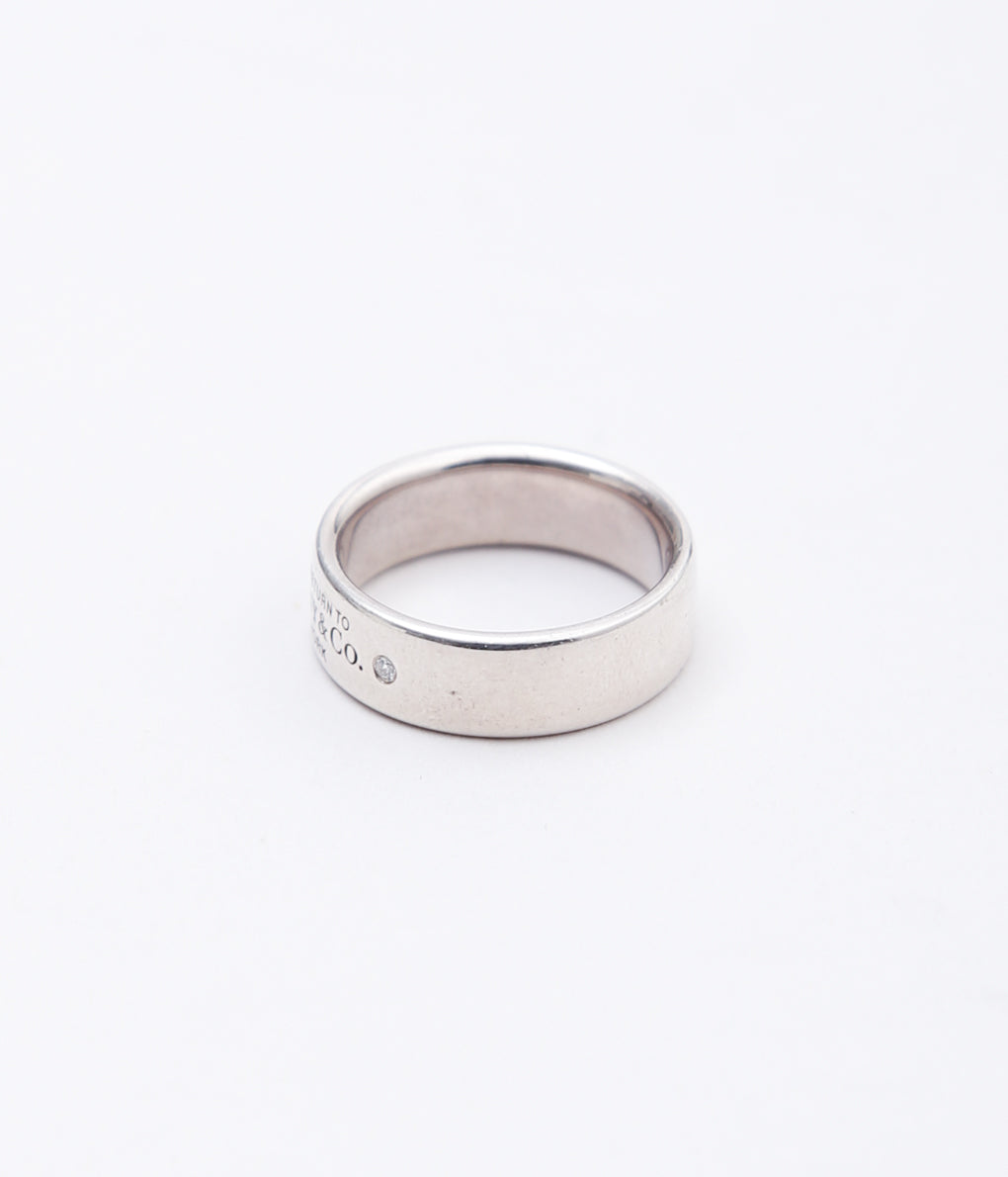 【VINTAGE JEWELRY】TIFFANY" DIA NARROW RING '' (SILVER)