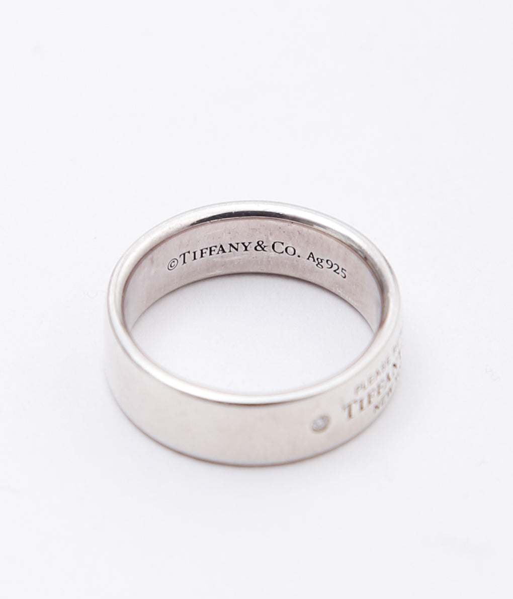 【VINTAGE JEWELRY】TIFFANY" DIA NARROW RING '' (SILVER)