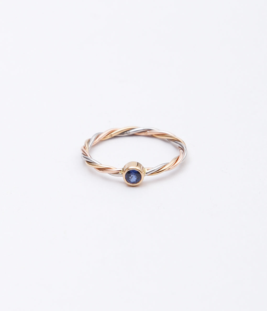 【VINTAGE JEWELRY】CARTIER ''SAPPHIRE RING '' (GOLD)