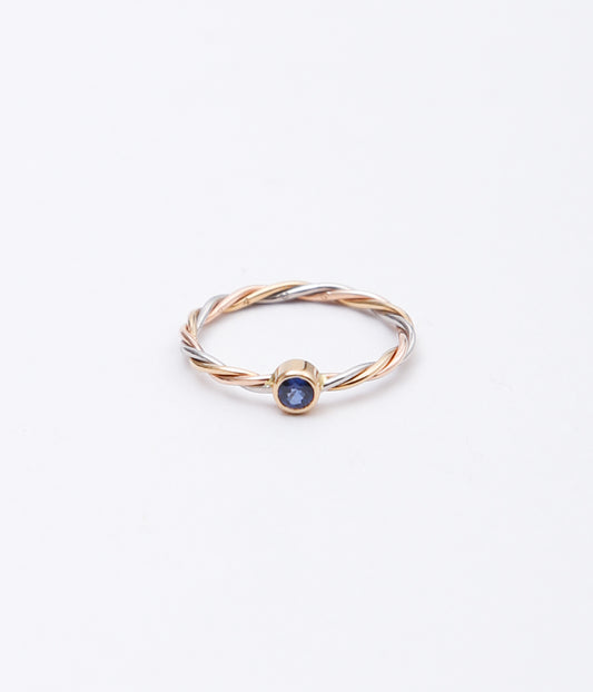 【VINTAGE JEWELRY】CARTIER ''SAPPHIRE RING '' (GOLD)