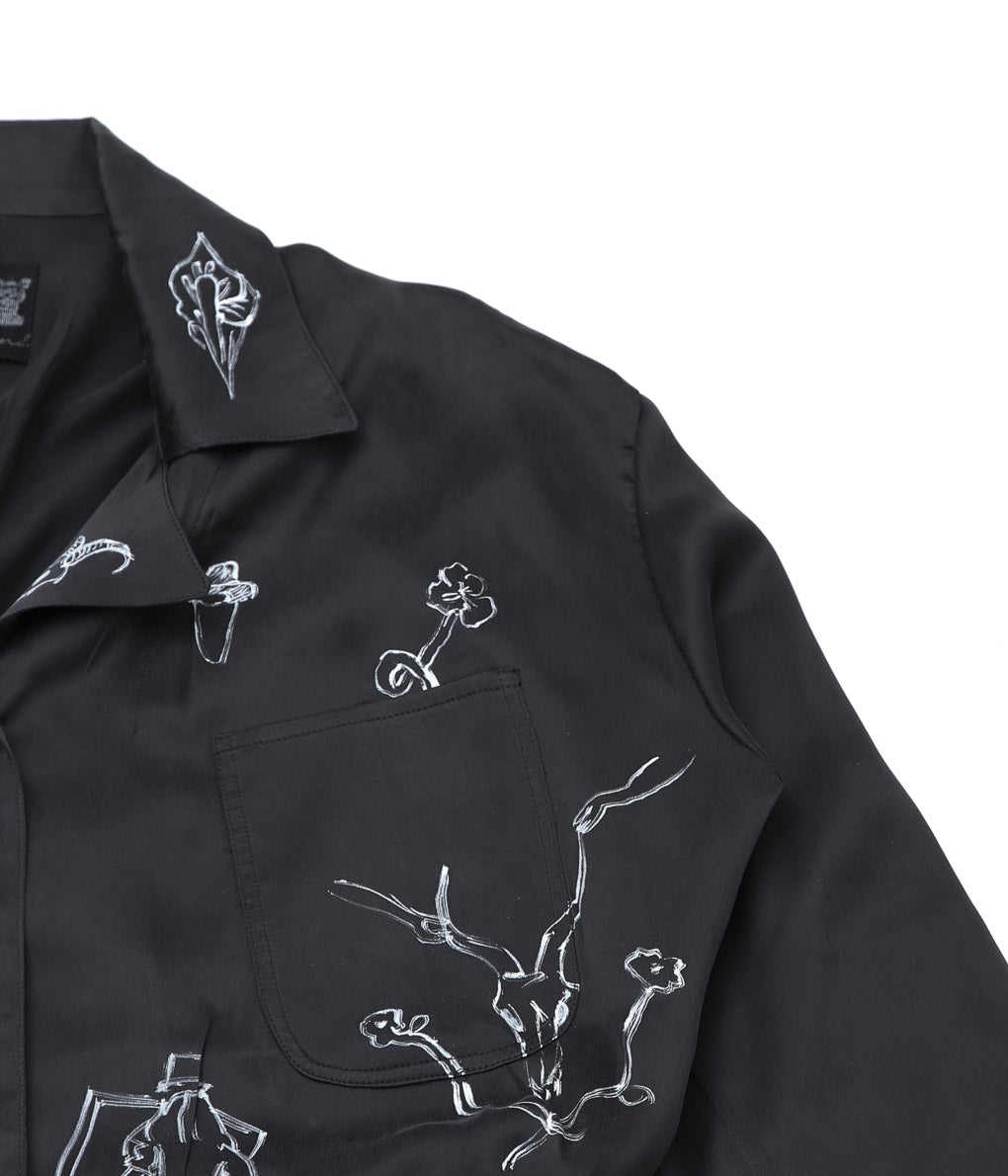 WONDEROUND ''WORKSUIT W/HAND DRAWING'' (BLACK/SILK)