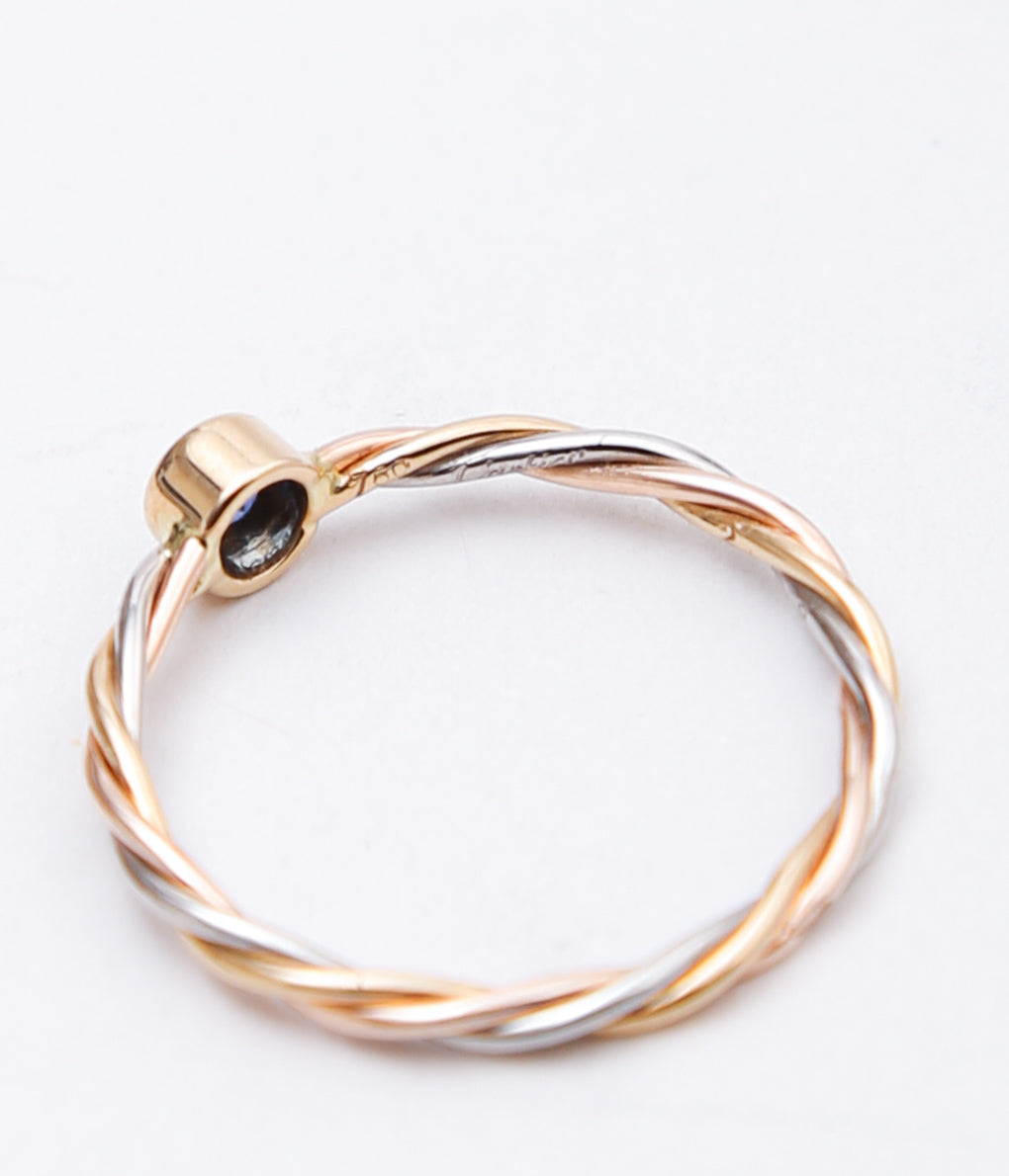 【VINTAGE JEWELRY】CARTIER ''SAPPHIRE RING '' (GOLD)