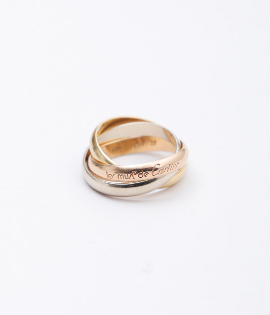 【VINTAGE JEWELRY】CARTIER ''TRINITY R '' (GOLD)