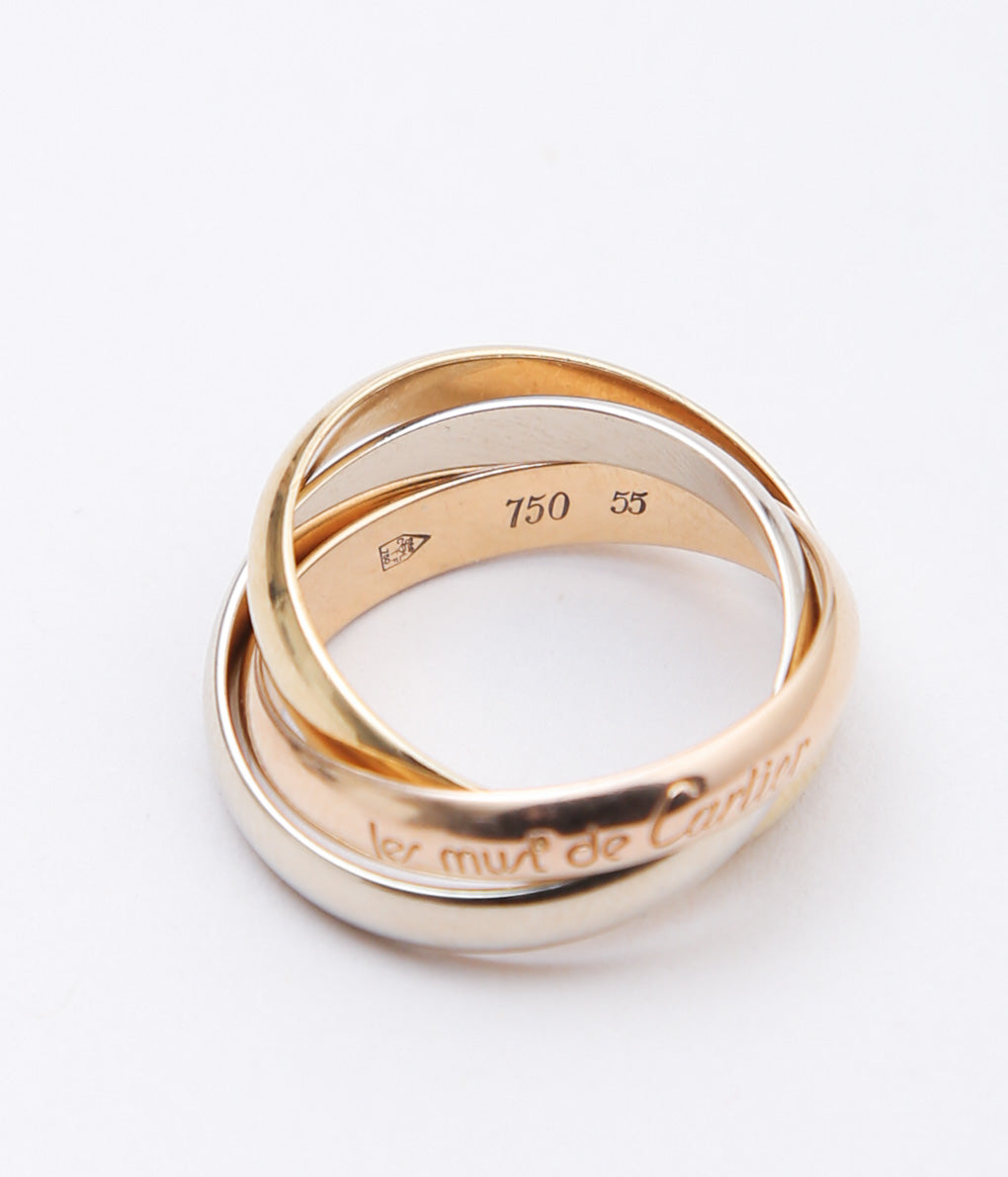 【VINTAGE JEWELRY】CARTIER ''TRINITY R '' (GOLD)