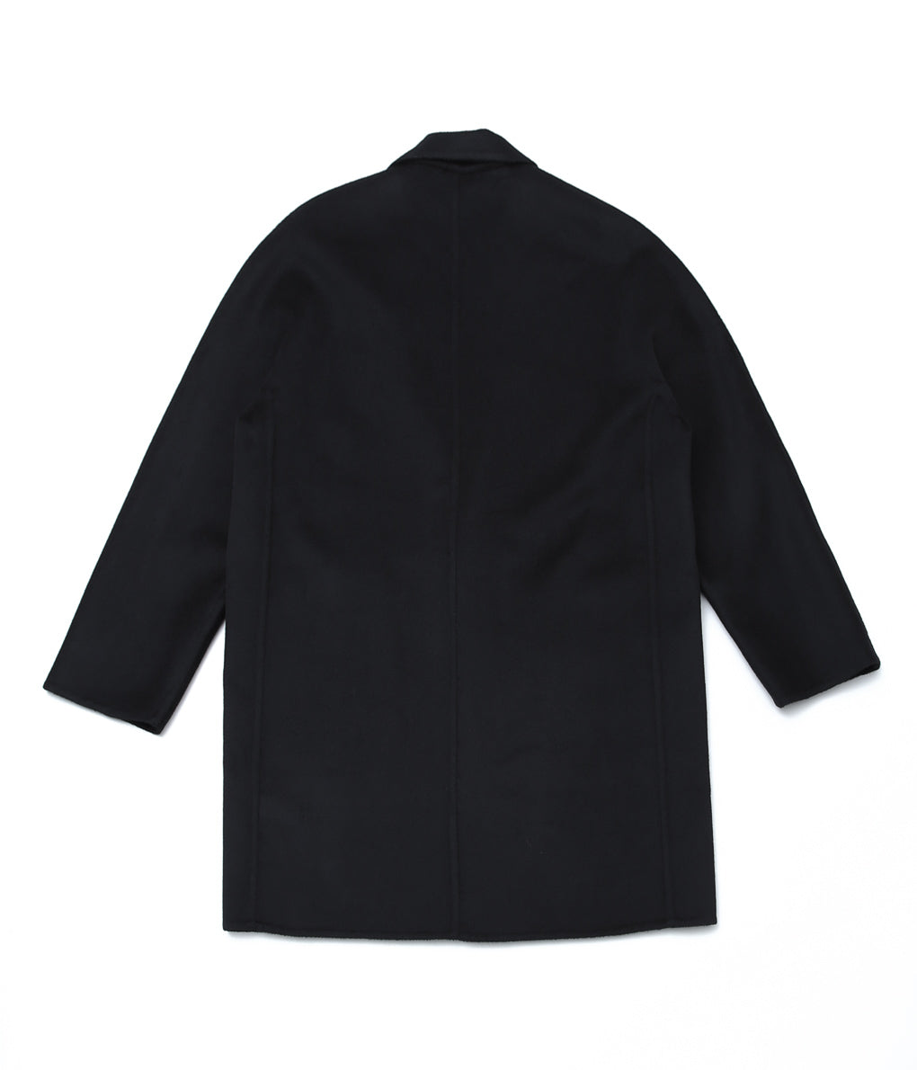 SEYA. ''DOUBLE FACE CHRIS HALF COAT'' (BLACK)