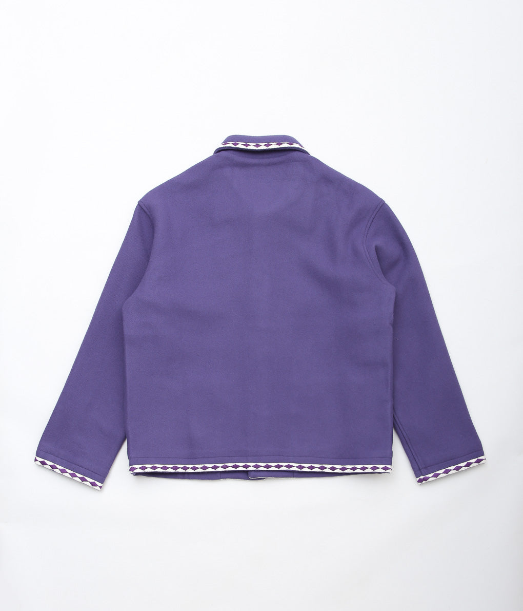 BODE ''BRONCO APPLIQUE JACKET'' (PURPLE WHITE)