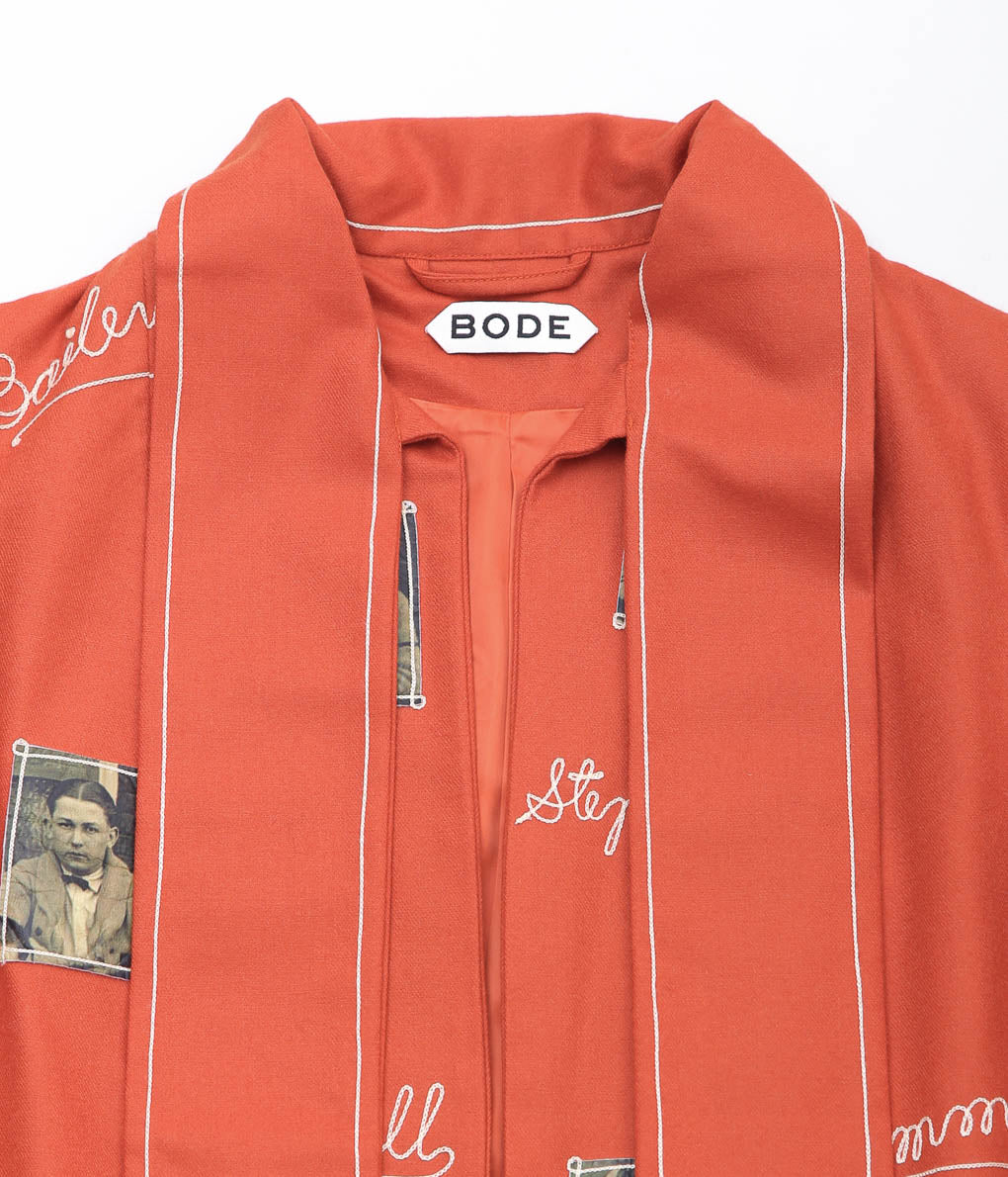 BODE ''ALUMNI JACKET'' (RED MULTI)