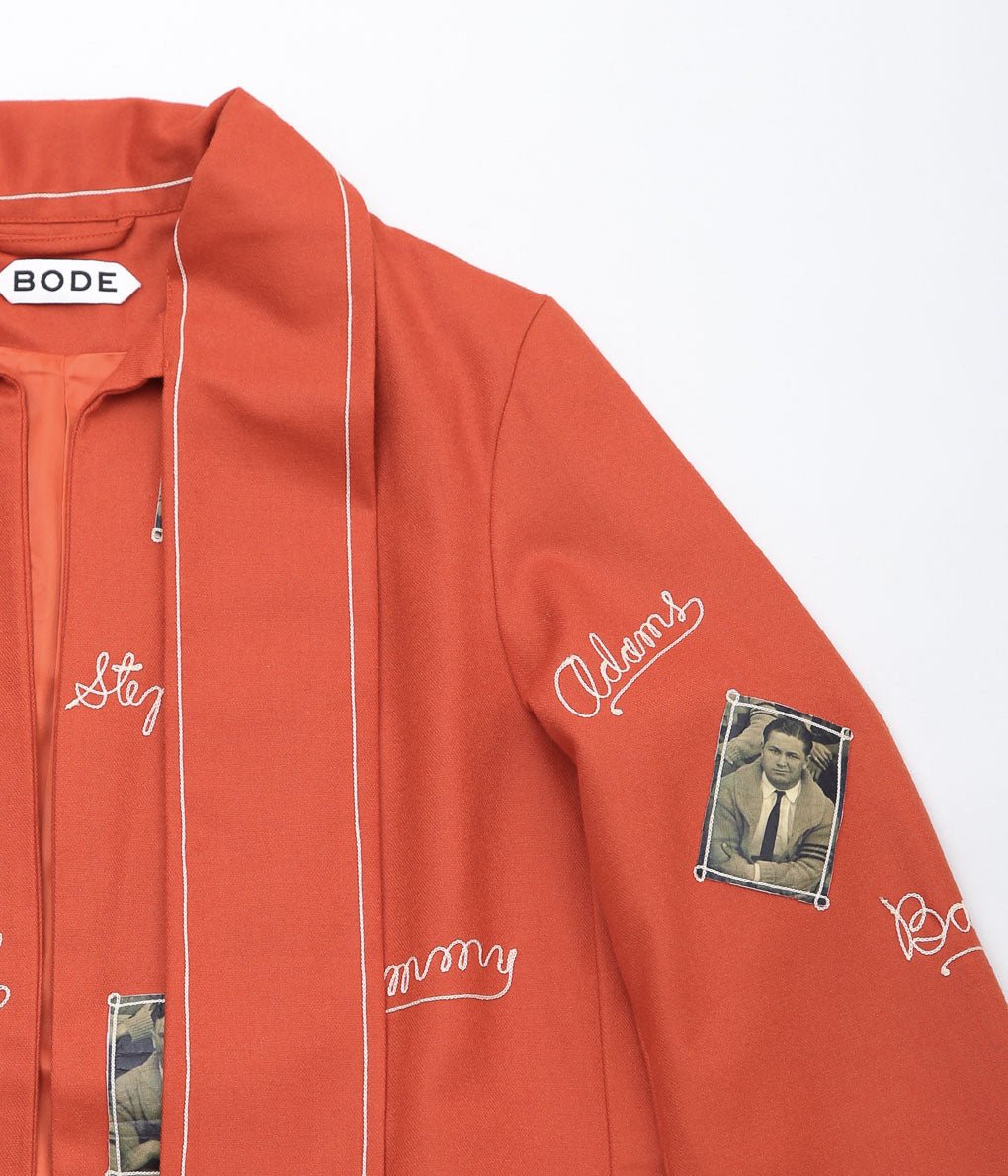 BODE ''ALUMNI JACKET'' (RED MULTI)