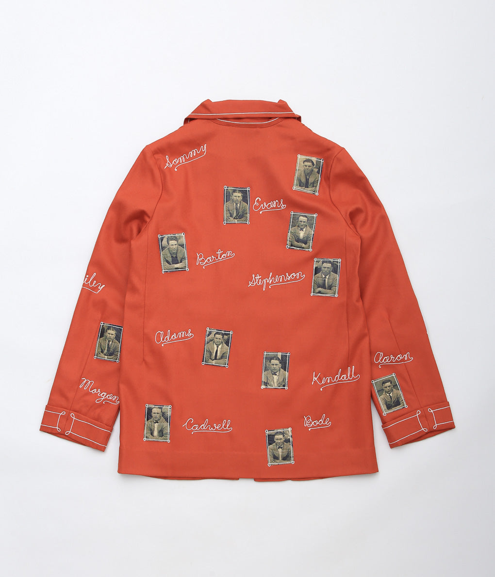 BODE ''ALUMNI JACKET'' (RED MULTI)