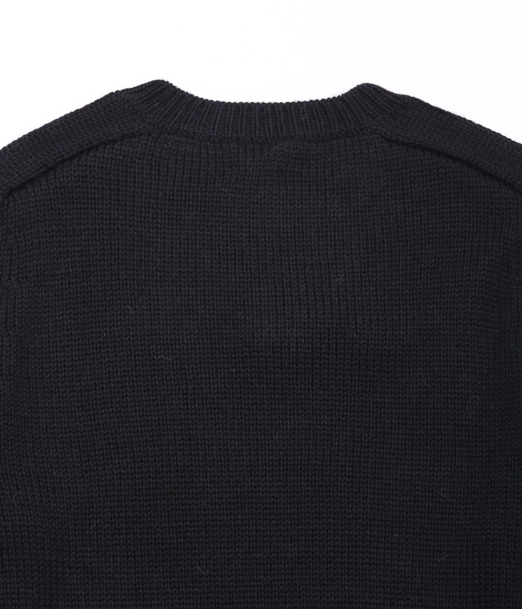 BODE ''SKI RUN CREWNECK'' (BLACK)