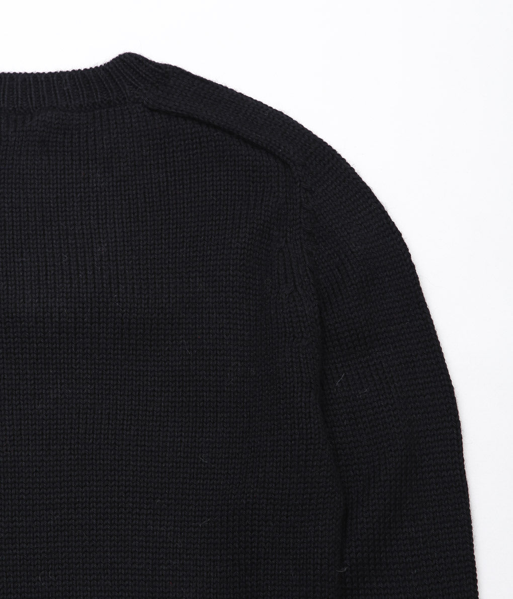 BODE ''SKI RUN CREWNECK'' (BLACK)