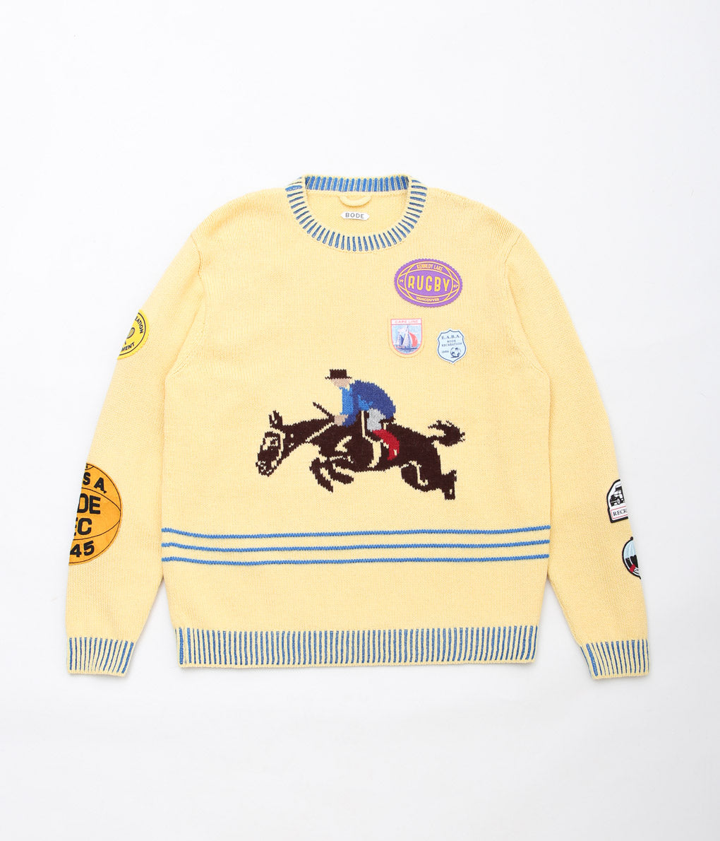 BODE ''JOCKEY SWEATER'' (YELLOW)