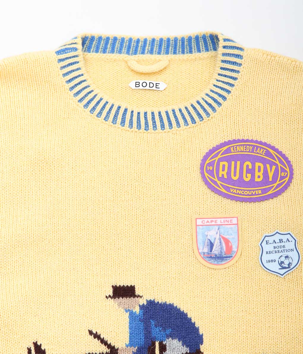 BODE ''JOCKEY SWEATER'' (YELLOW)