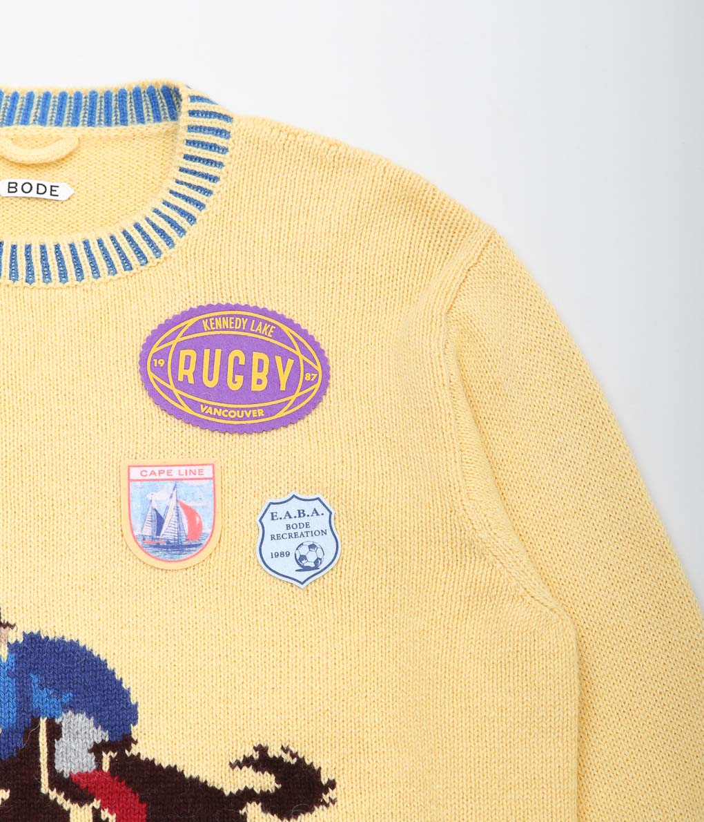 BODE ''JOCKEY SWEATER'' (YELLOW)