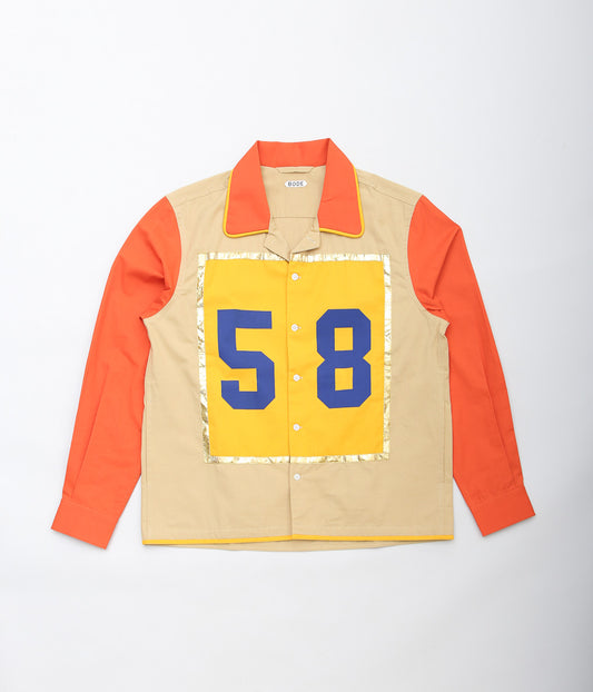 BODE ''FIFTY EIGHT SHIRT'' (ORANGE MULTI)