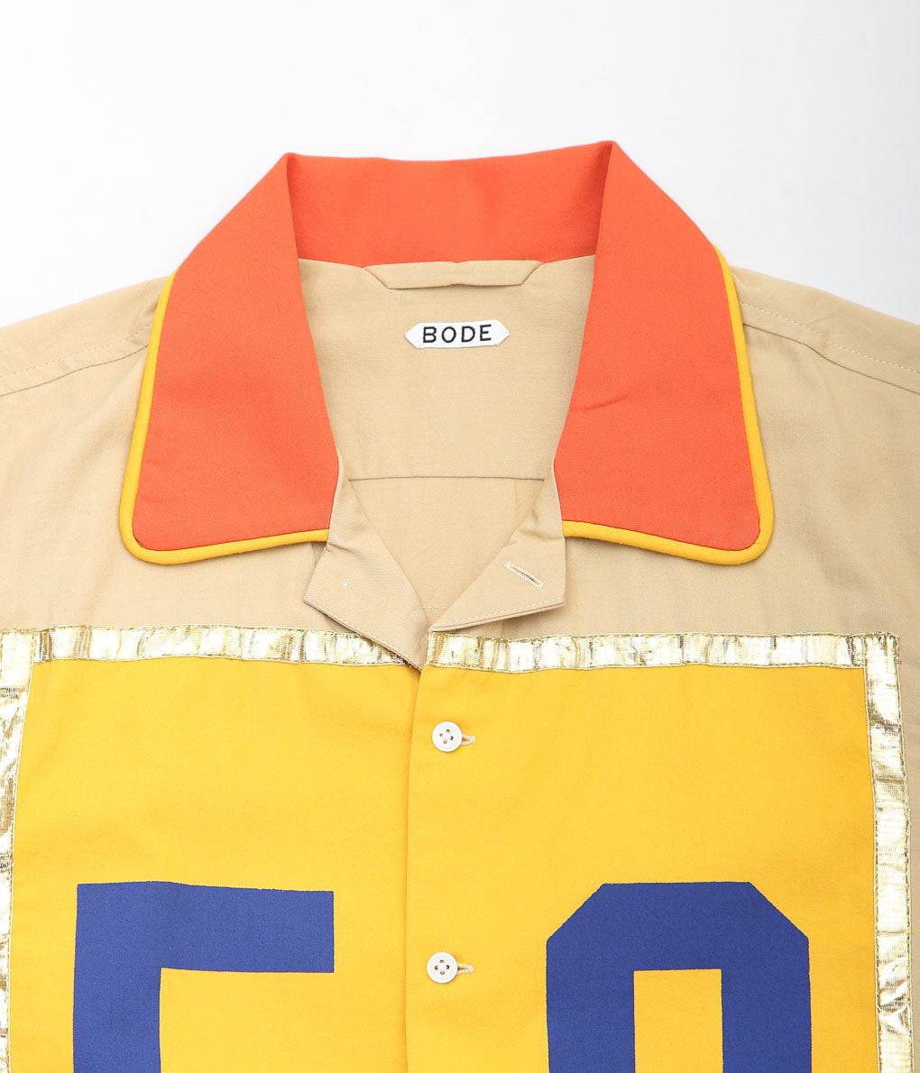 BODE ''FIFTY EIGHT SHIRT'' (ORANGE MULTI)