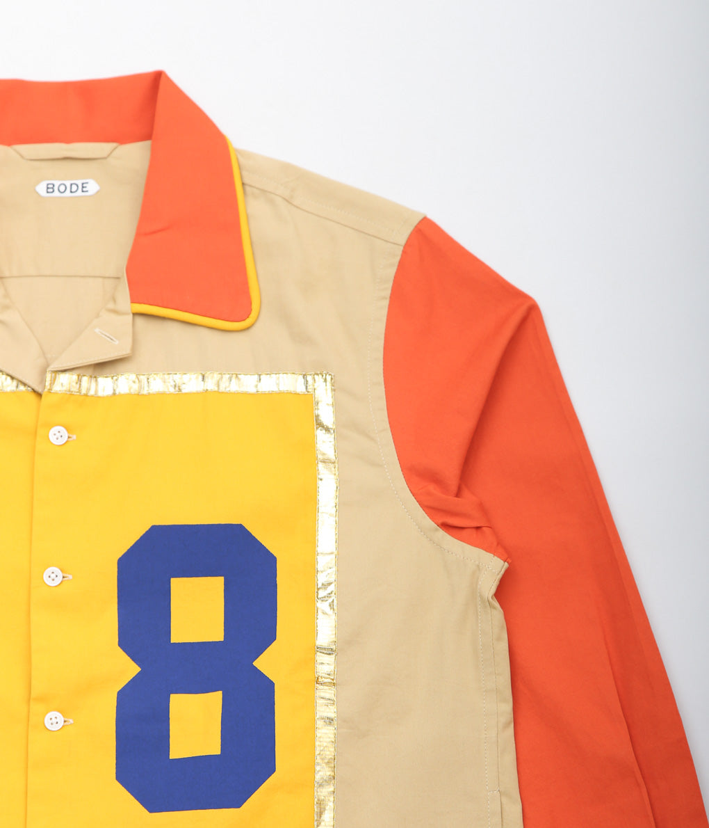 BODE ''FIFTY EIGHT SHIRT'' (ORANGE MULTI)