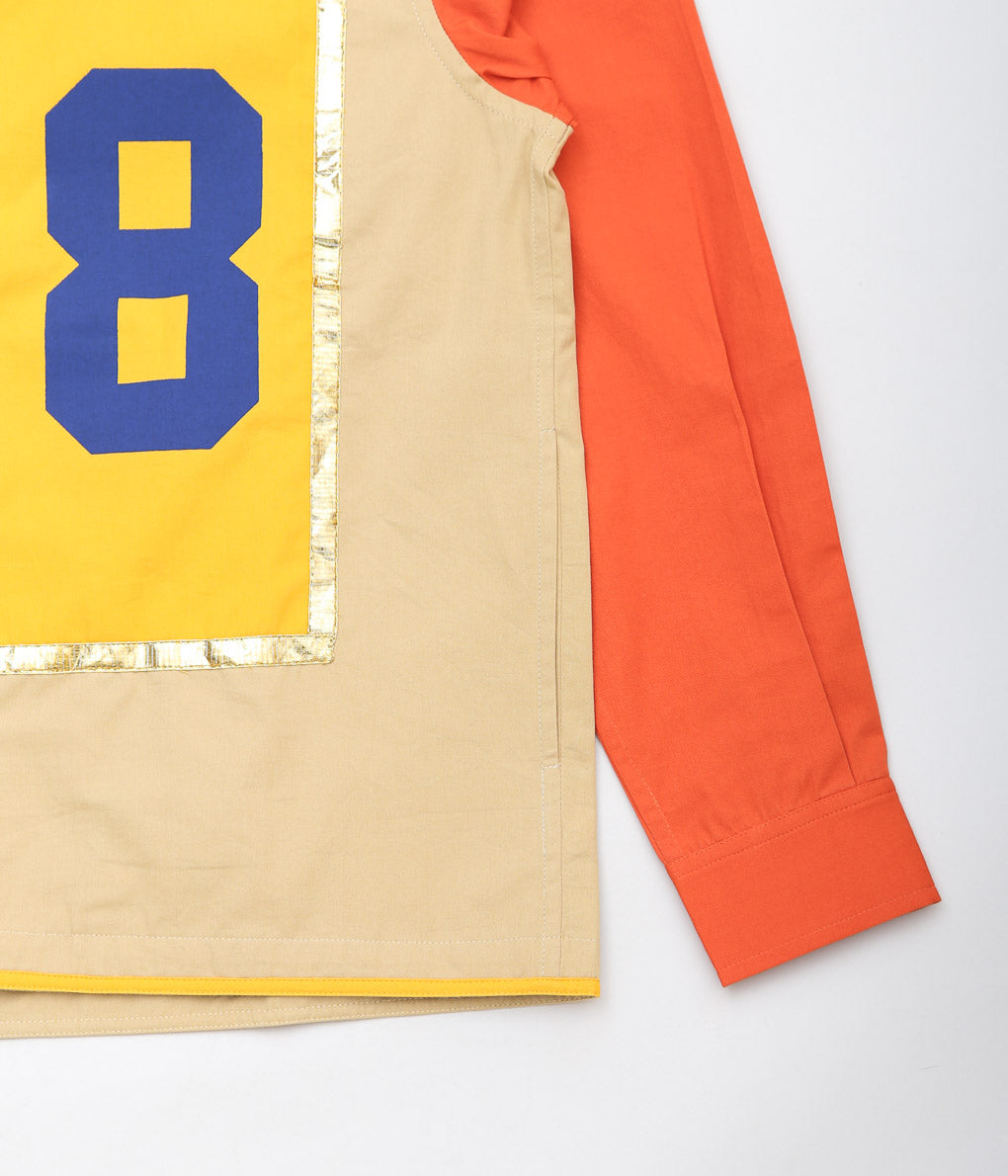 BODE ''FIFTY EIGHT SHIRT'' (ORANGE MULTI)