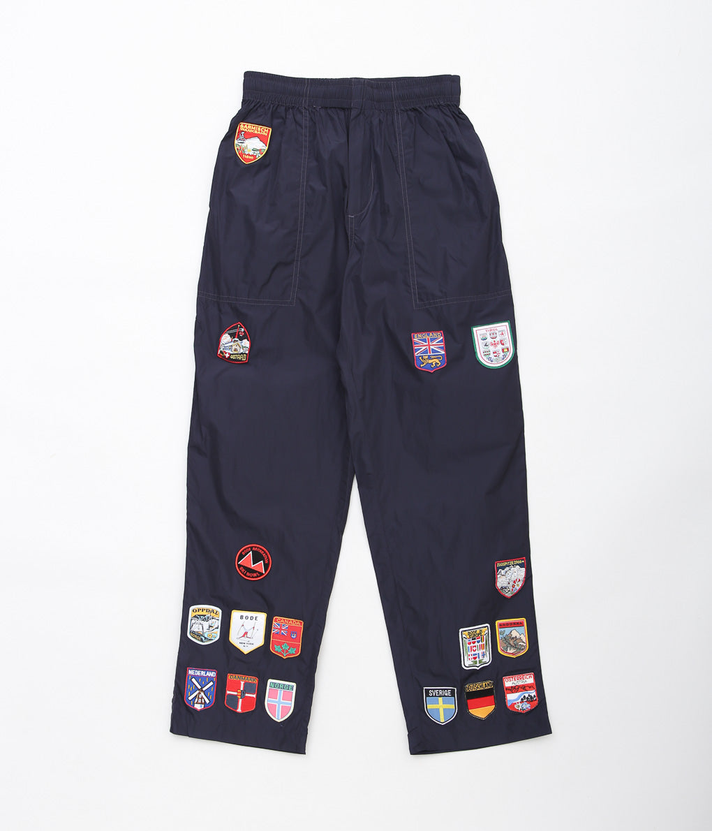 BODE ''INTERRAIL TRACK PANTS'' (NAVY MULTI)