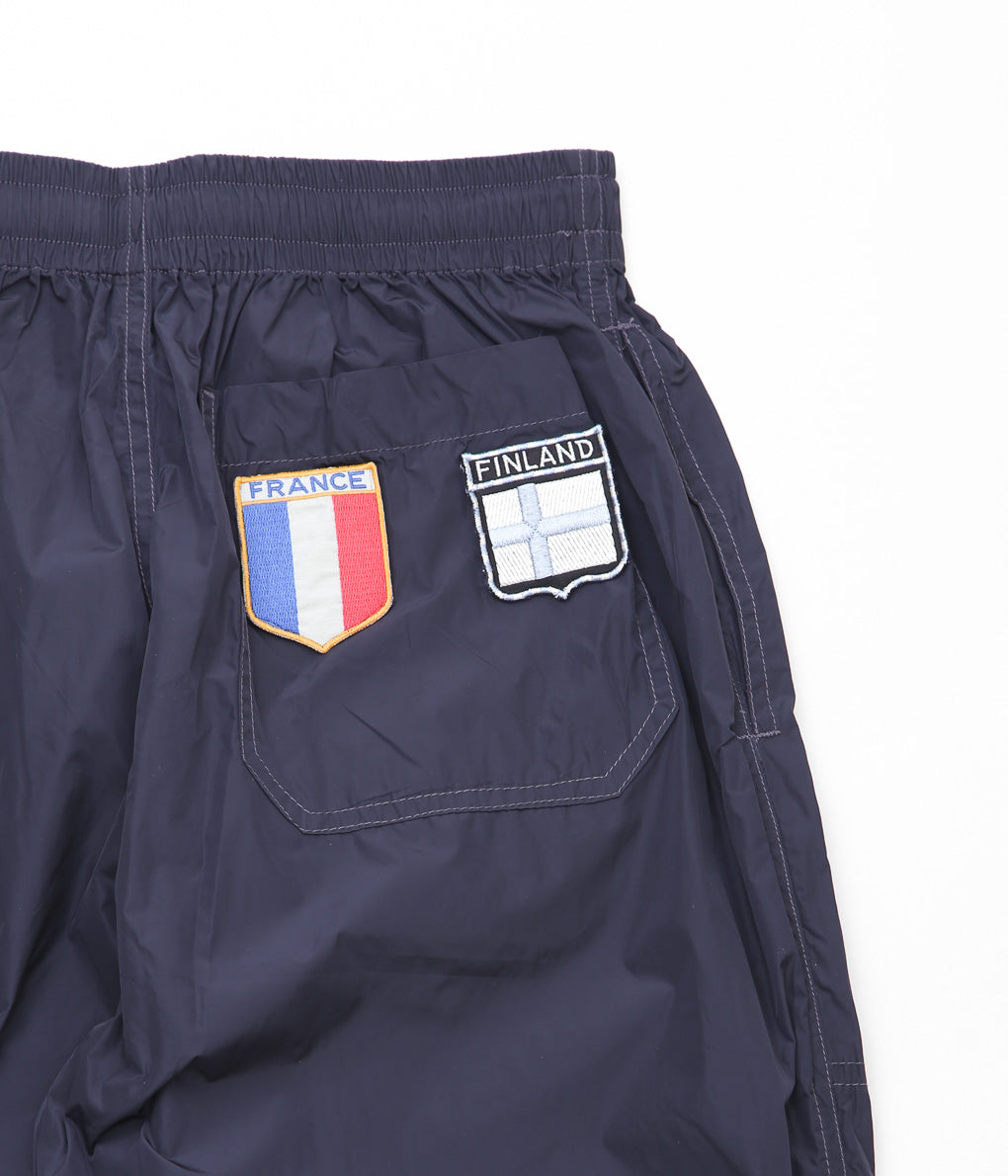 BODE ''INTERRAIL TRACK PANTS'' (NAVY MULTI)