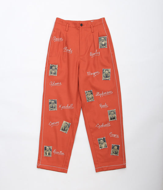 BODE ''ALUMNI TROUSER'' (RED MULTI)