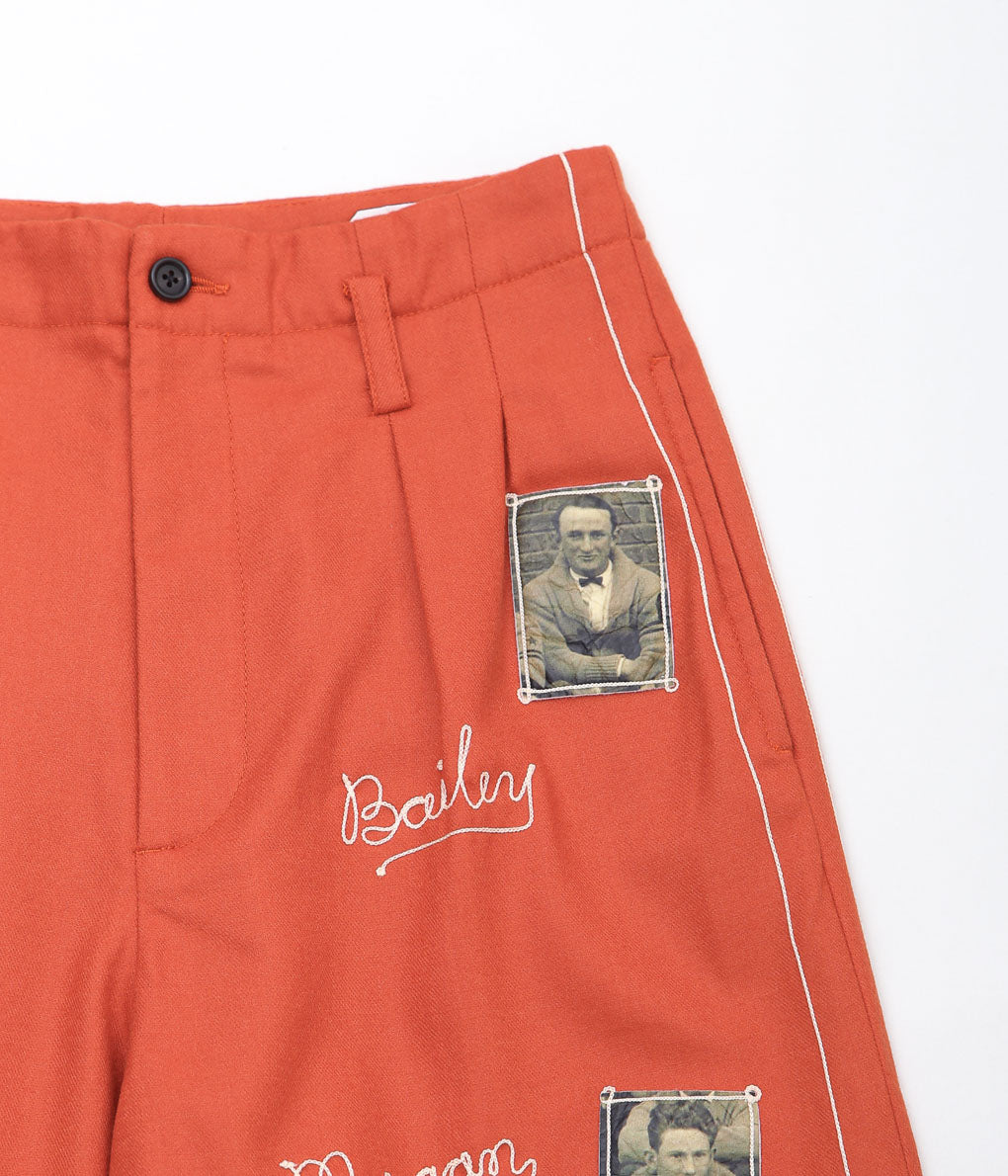 BODE ''ALUMNI TROUSER'' (RED MULTI)