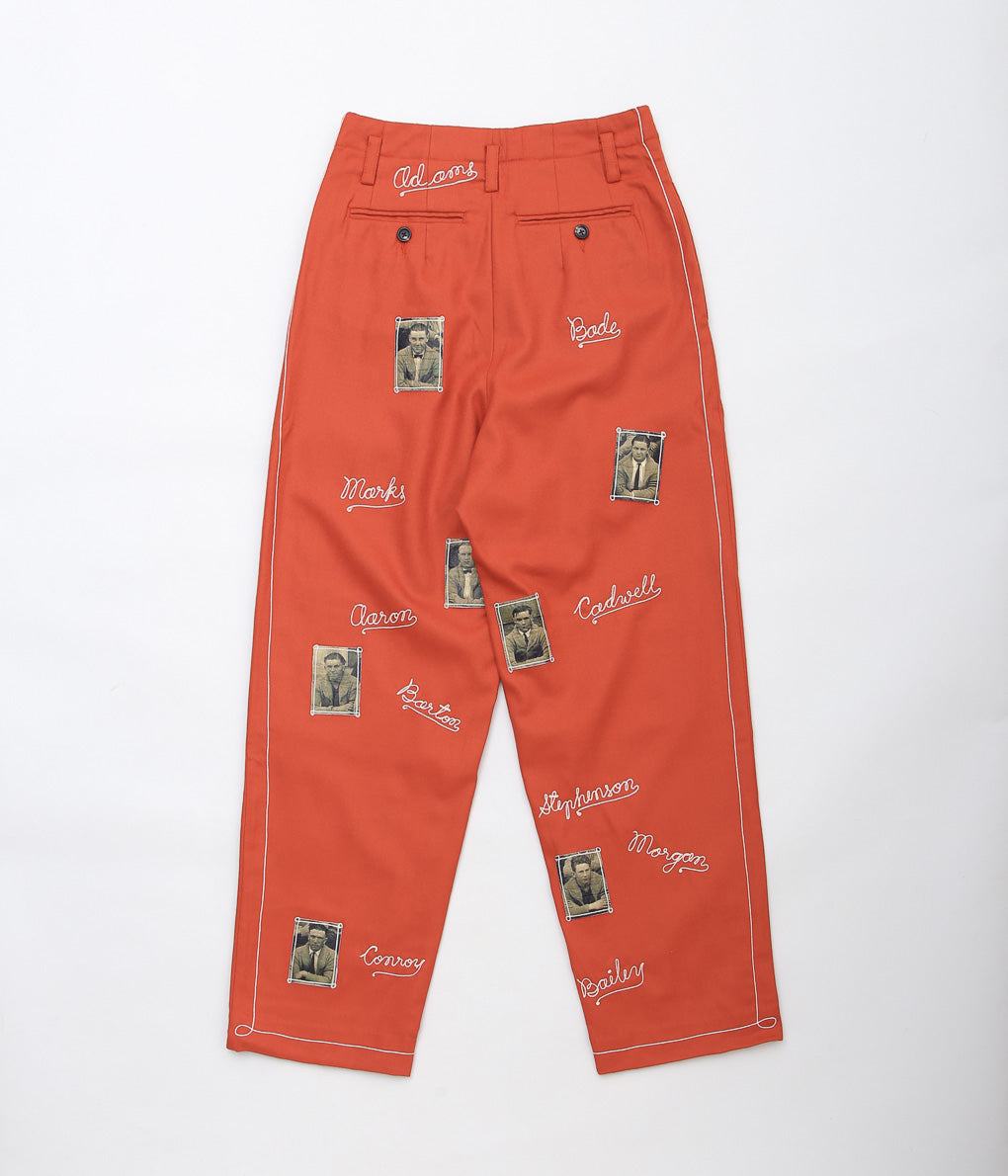 BODE ''ALUMNI TROUSER'' (RED MULTI)