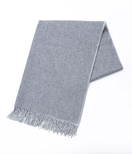 JOHNSTONS ''WOVEN CONTRAST STOLE REV'' (GREY)