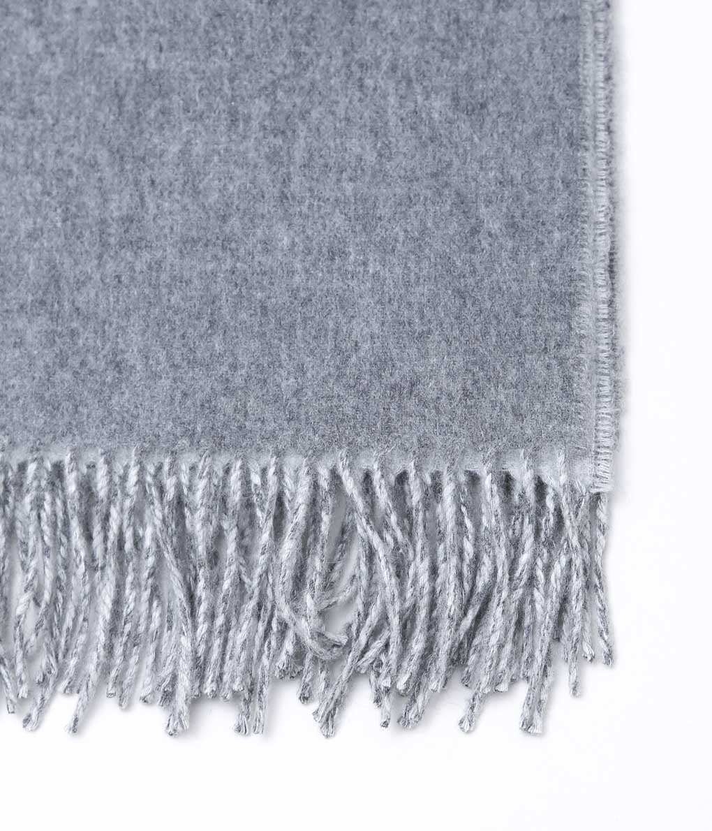 JOHNSTONS ''WOVEN CONTRAST STOLE REV'' (GREY)