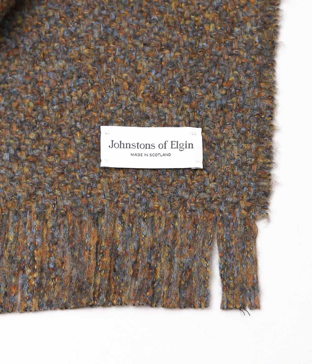 JOHNSTONS ''WOVEN BOUCLE SCARF'' (BRONZE MIX)