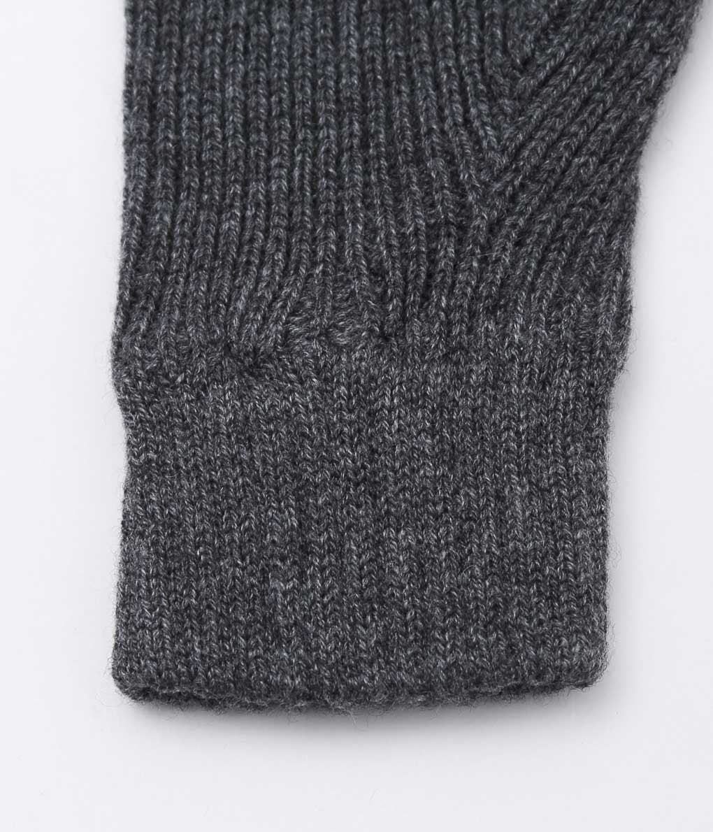 JOHNSTONS ''UNISEX KNITTED FINGERLESS GLOVES'' (MIDGREY)