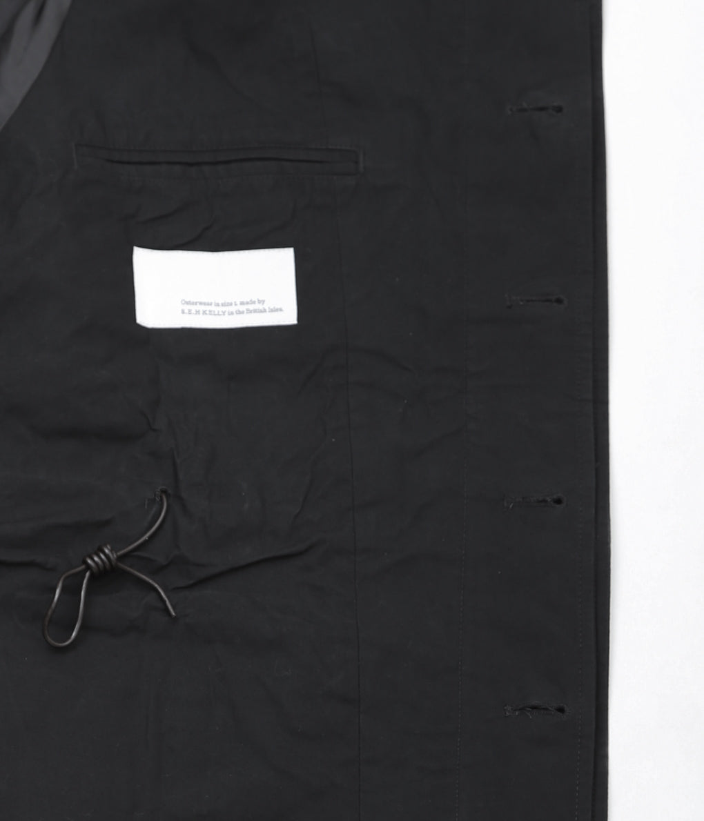 S.E.H KELLY ''FIELD JACKET - COTTON STAY-WAX'' (BLACK)