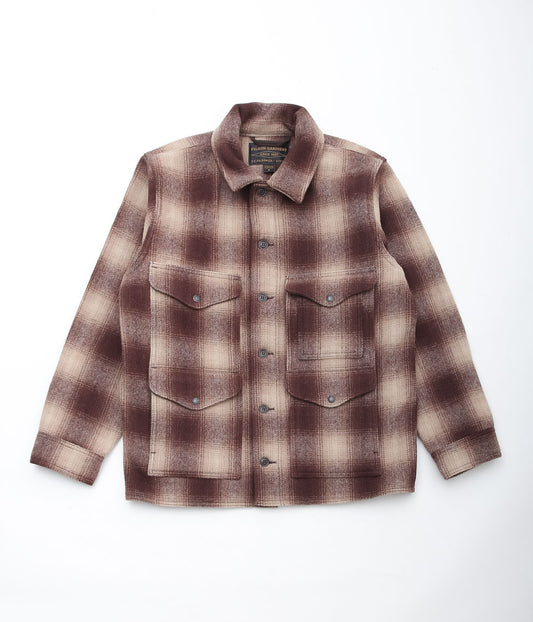 FILSON ''MACKINAW WOOL CRUISER'' (BROWN/TAN OMBRE)